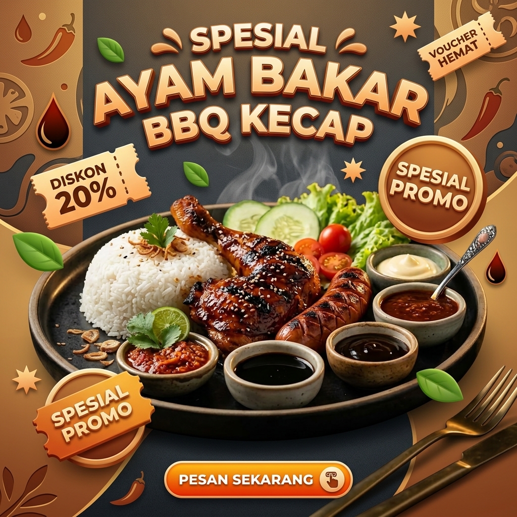 EVO 06 - AYAM BAKAR BBQ KECAP