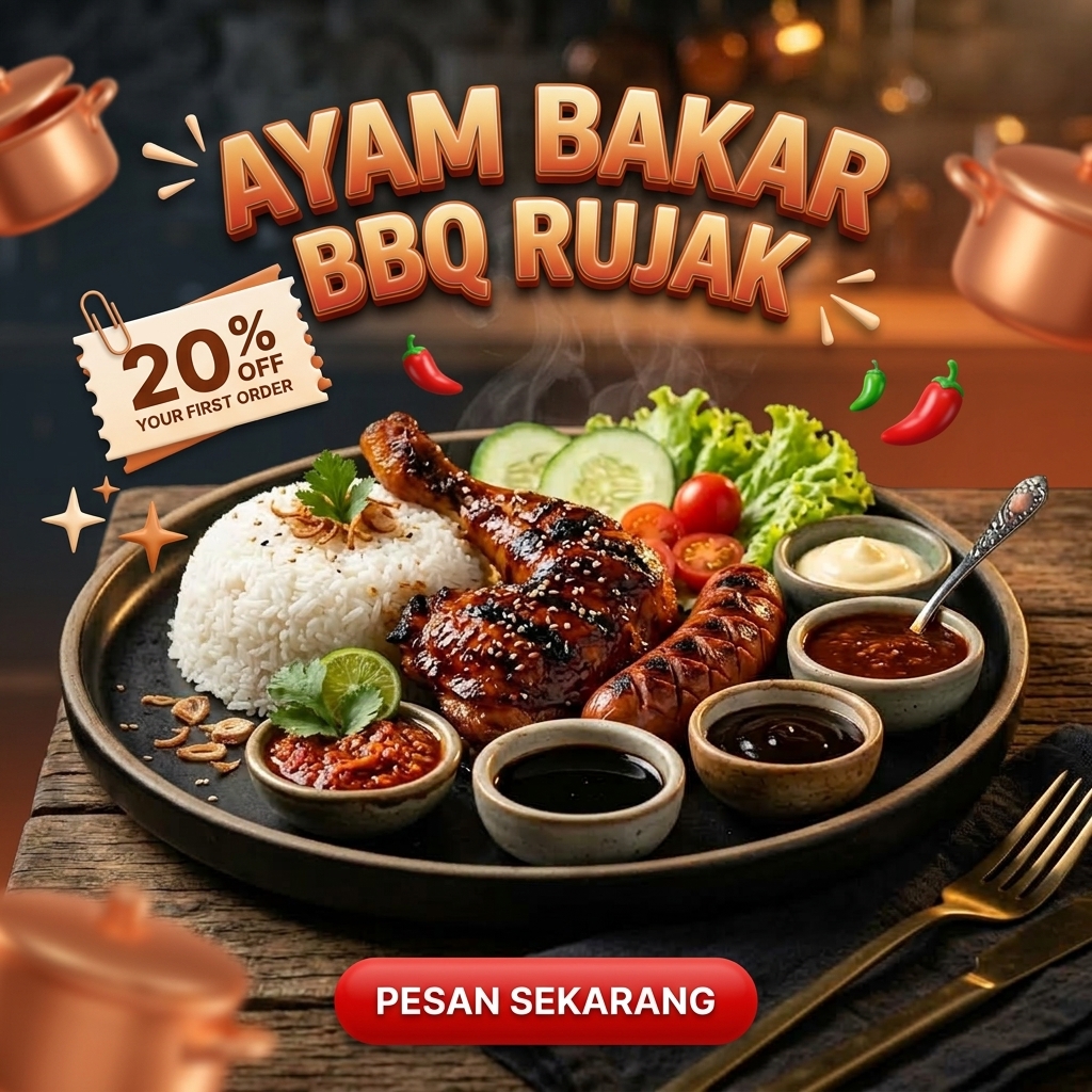 EVO 08 - AYAM BAKAR BBQ RUJAK