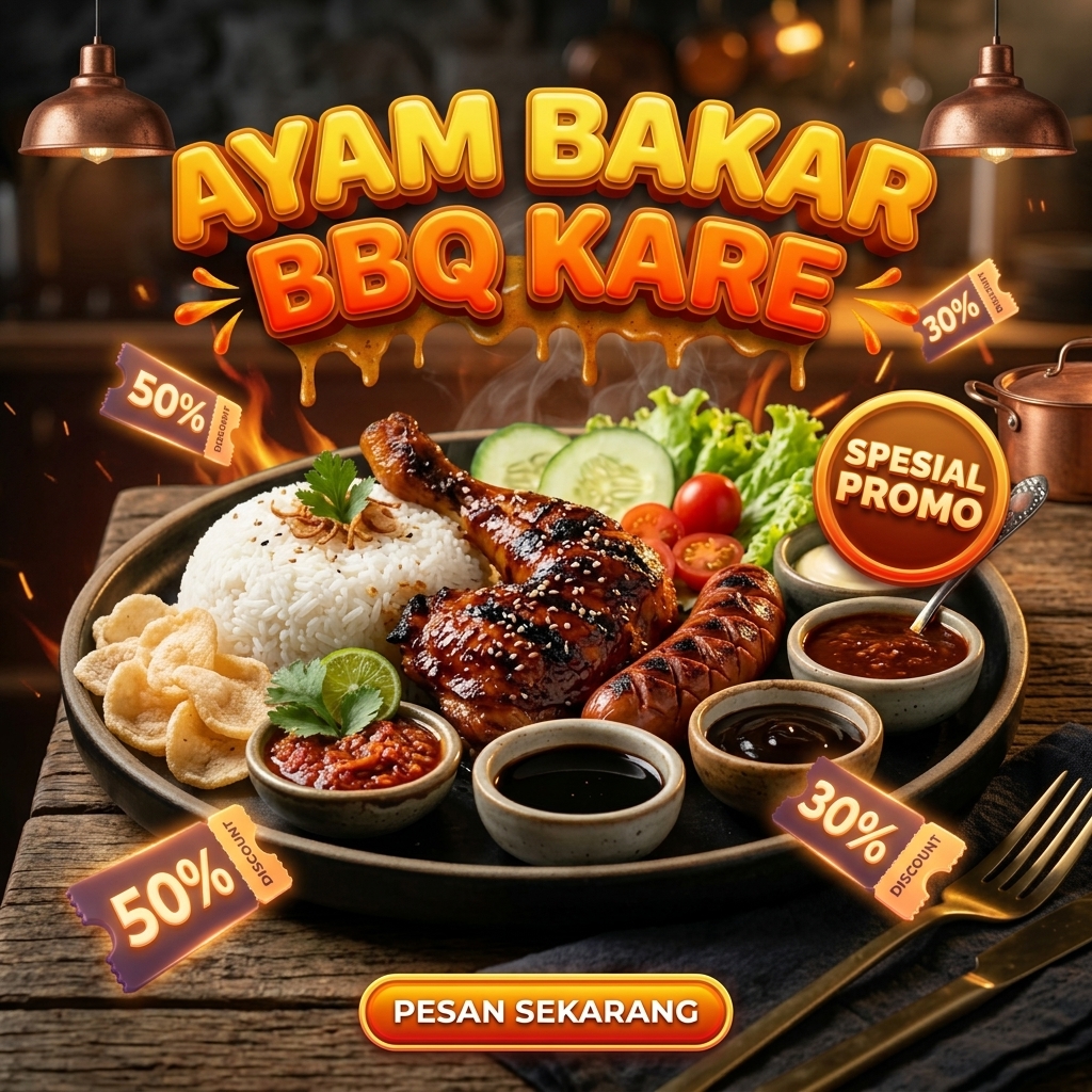 EVO 11 - AYAM BAKAR BBQ KARE